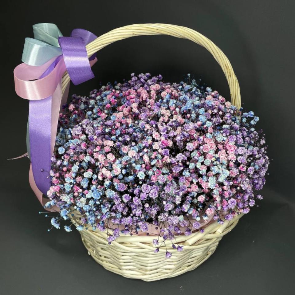 Корзина с гипсафилой (369)