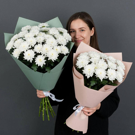 2 букета хризантем(645)