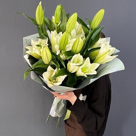 Букет "5 Лилий"(108)